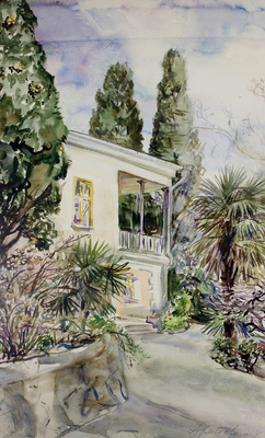 Аристова Ирина Фёдоровна. Дом Раевских в Крыму. Окно комнаты, где жил А.С. Пушкин 